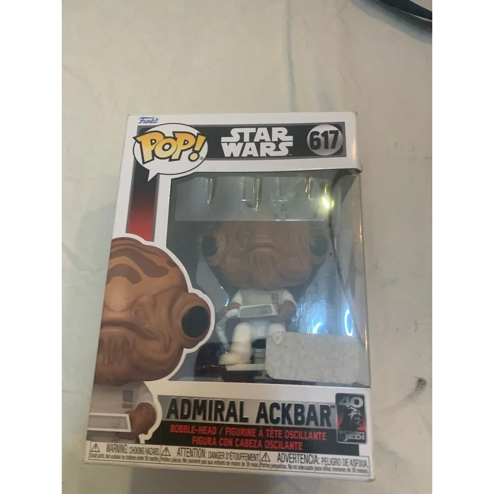 Funko Pop! Star Wars: Return of the Jedi 40th Anniversary Admiral Ackbar #617
